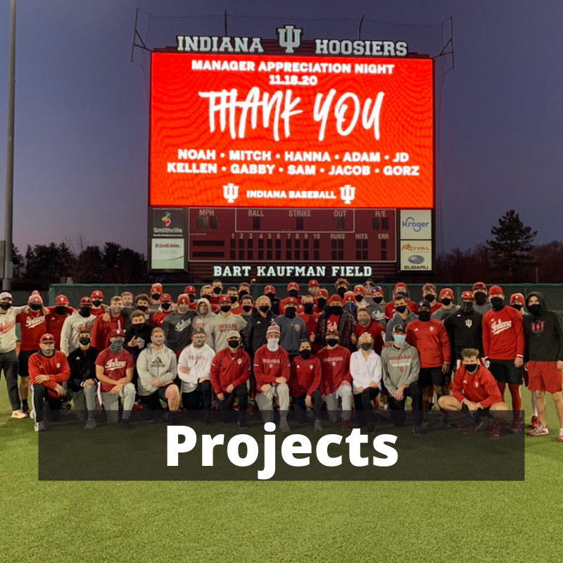 A picture from Indiana Baseball Manager Apreciation Night